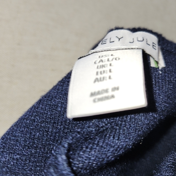 NWT Sincerely Jules NWT Navy Blue Wide leg pants - Picture 3 of 4